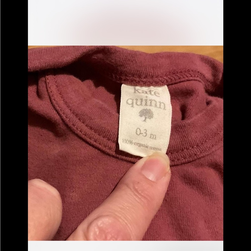 Kate Quinn Burgundy Baby Bodysuit bundle - Picture 3 of 5